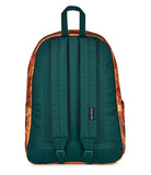 JanSport SuperBreak Plus Backpack with Padded 15 - inch Laptop Sleeve and Integrated Bottle Pocket - Spacious and Durable Daypack for Work and Travel, Bogcore Camo Orange/Rust/Teal