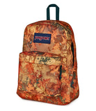 JanSport SuperBreak Plus Backpack with Padded 15 - inch Laptop Sleeve and Integrated Bottle Pocket - Spacious and Durable Daypack for Work and Travel, Bogcore Camo Orange/Rust/Teal