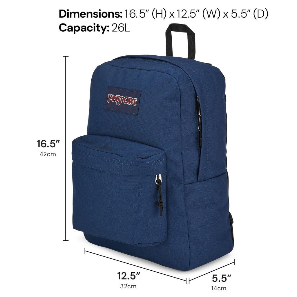 jansport backpack butterfly JanSport SuperBreak Plus Backpack with Padded 15-inch Laptop Sleeve and Integrated Bottle Pocket - Spacious and Durable Daypack for Work and Travel