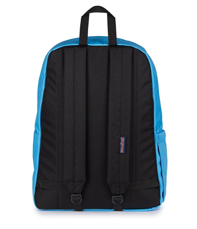 JanSport SuperBreak Plus Backpack with Padded 15 - inch Laptop Sleeve and Integrated Bottle Pocket - Spacious and Durable Daypack for Work and Travel - Electric Azul