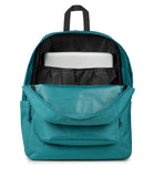 JanSport SuperBreak Plus Backpack with Padded 15 - inch Laptop Sleeve and Integrated Bottle Pocket - Spacious and Durable Daypack for Work and Travel - Emerald Pool