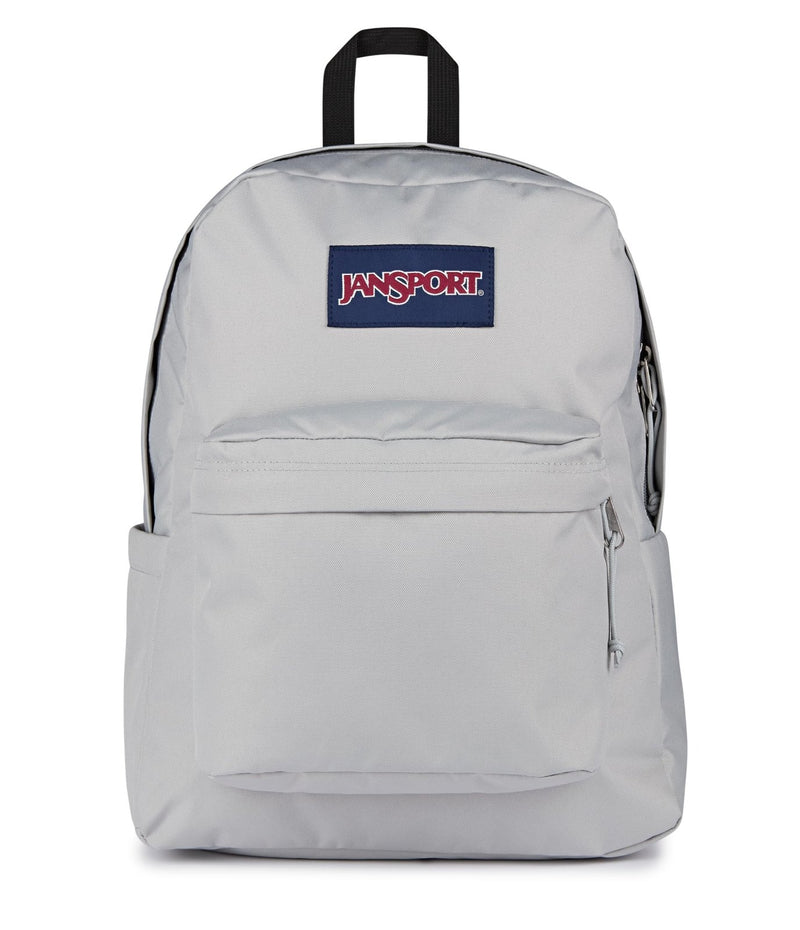 JanSport SuperBreak Plus Backpack with Padded 15 - inch Laptop Sleeve and Integrated Bottle Pocket - Spacious and Durable Daypack for Work and Travel - Grounded Grey