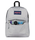 JanSport SuperBreak Plus Backpack with Padded 15 - inch Laptop Sleeve and Integrated Bottle Pocket - Spacious and Durable Daypack for Work and Travel - Grounded Grey