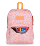 JanSport SuperBreak Plus Backpack with Padded 15 - inch Laptop Sleeve and Integrated Bottle Pocket - Spacious and Durable Daypack for Work and Travel - Hyped Hearts Pink