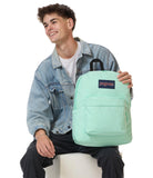 JanSport SuperBreak Plus Backpack with Padded 15 - inch Laptop Sleeve and Integrated Bottle Pocket - Spacious and Durable Daypack for Work and Travel - Magic Mint