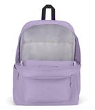 JanSport SuperBreak Plus Backpack with Padded 15 - inch Laptop Sleeve and Integrated Bottle Pocket - Spacious and Durable Daypack for Work and Travel - Pastel Lilac