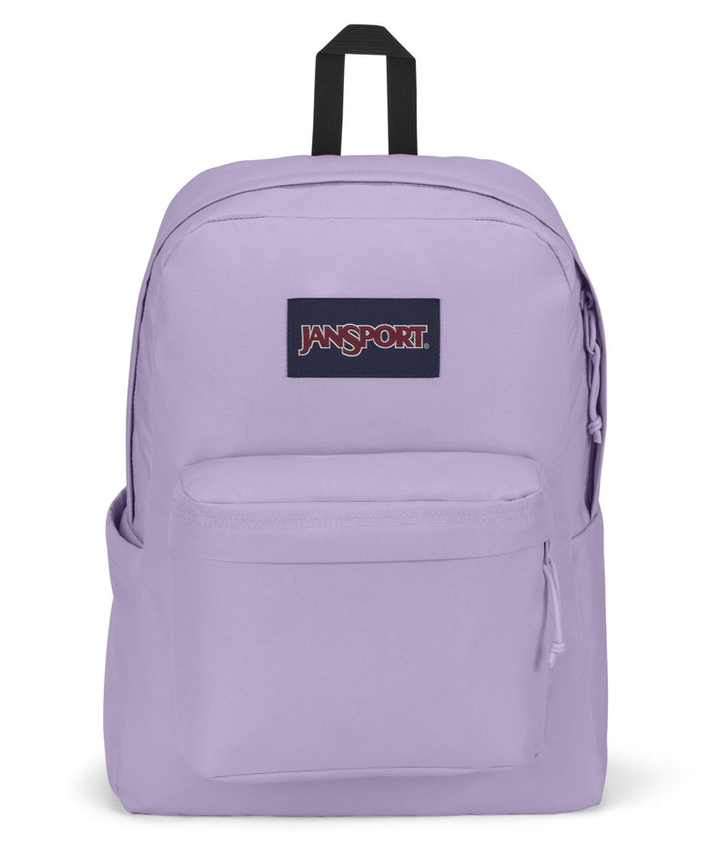 JanSport SuperBreak Plus Backpack with Padded 15 - inch Laptop Sleeve and Integrated Bottle Pocket - Spacious and Durable Daypack for Work and Travel - Pastel Lilac