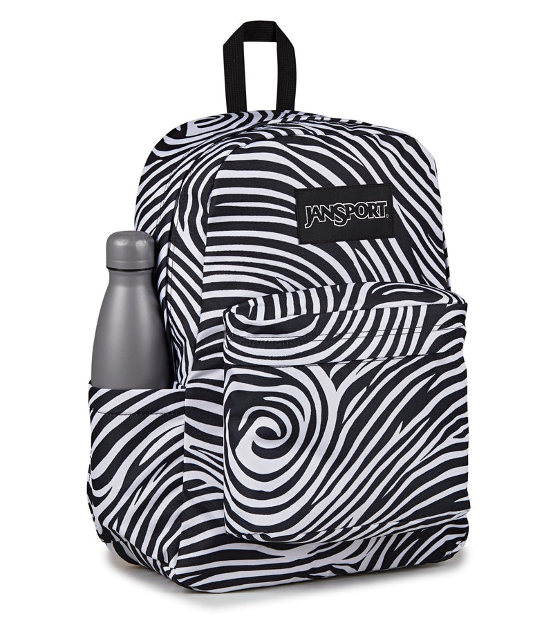 JanSport SuperBreak Plus Backpack with Padded 15 - inch Laptop Sleeve and Integrated Bottle Pocket - Spacious and Durable Daypack for Work and Travel - Surreal Swirlies