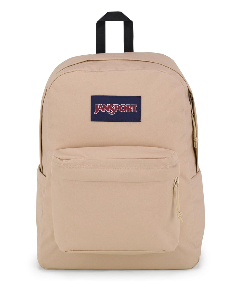 JanSport SuperBreak Plus Backpack with Padded 15 - inch Laptop Sleeve and Integrated Bottle Pocket - Spacious and Durable Daypack for Work and Travel - Travertine