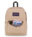 JanSport SuperBreak Plus Backpack with Padded 15 - inch Laptop Sleeve and Integrated Bottle Pocket - Spacious and Durable Daypack for Work and Travel - Travertine