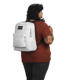 JanSport SuperBreak Plus Backpack with Padded 15 - inch Laptop Sleeve and Integrated Bottle Pocket - Spacious and Durable Daypack for Work and Travel - White