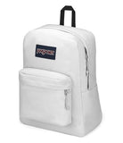 JanSport SuperBreak Plus Backpack with Padded 15 - inch Laptop Sleeve and Integrated Bottle Pocket - Spacious and Durable Daypack for Work and Travel - White