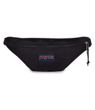 JanSport Swing Waistpack Fanny Pack - Stylish, Durable Waist Bag with Adjustable Belt, Main Zippered Pocket, Travel Essentials, Black