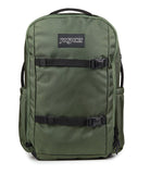 JanSport Venture Pack – Travel Pack With Large Main Compartment with Compression Straps, Dual Water Bottle Pockets, Padded Hip Belt & Luggage Trolley Pass - Through, Cargo Green