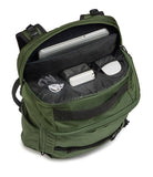 JanSport Venture Pack – Travel Pack With Large Main Compartment with Compression Straps, Dual Water Bottle Pockets, Padded Hip Belt & Luggage Trolley Pass - Through, Cargo Green