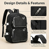 JARKJARD Ita Bag Clear Pin Display Backpack with Insert for Teen Girls Cute Kawaii Aesthetic Backpacks for School Transparent Bookbag Travel(Pink)