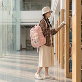 JARKJARD Ita Bag Clear Pin Display Backpack with Insert for Teen Girls Cute Kawaii Aesthetic Backpacks for School Transparent Bookbag Travel(Pink)