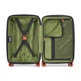 Jeep JH002B Hardside Expandable Luggage with Spinner Wheels, Chilli Pepper, Carry - On 19 Inch