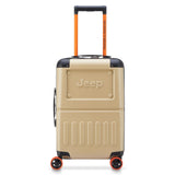 Jeep JH002B Hardside Expandable Luggage with Spinner Wheels, Warm Sand, Carry - On 19 Inch