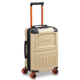 Jeep JH002B Hardside Expandable Luggage with Spinner Wheels, Warm Sand, Carry - On 19 Inch