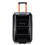 Jeep JH003B Hardside Expandable Luggage with Two Wheels, Black, Carry-On 21 Inch