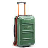 Jeep JH003B Hardside Expandable Luggage with Two Wheels, Elm Green, Carry - On 21 Inch