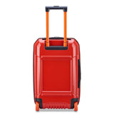 Jeep JH003B Hardside Expandable Luggage with Two Wheels, Tomato, Carry - On 21 Inch