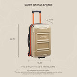 Jeep JH003B Hardside Expandable Luggage with Two Wheels, Warm Sand, Carry - On 21 Inch