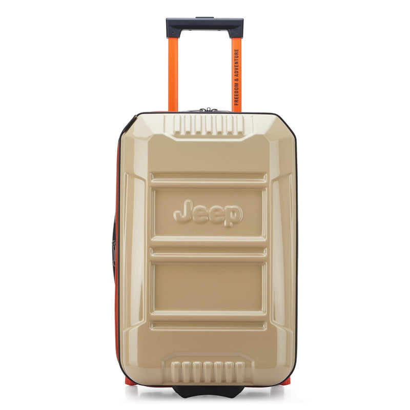 Jeep JH003B Hardside Expandable Luggage with Two Wheels, Warm Sand, Carry - On 21 Inch