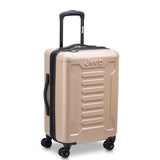 Jeep JH004C Hardside Expandable Luggage with Spinner Wheels, Beige, Carry - On 20 Inch
