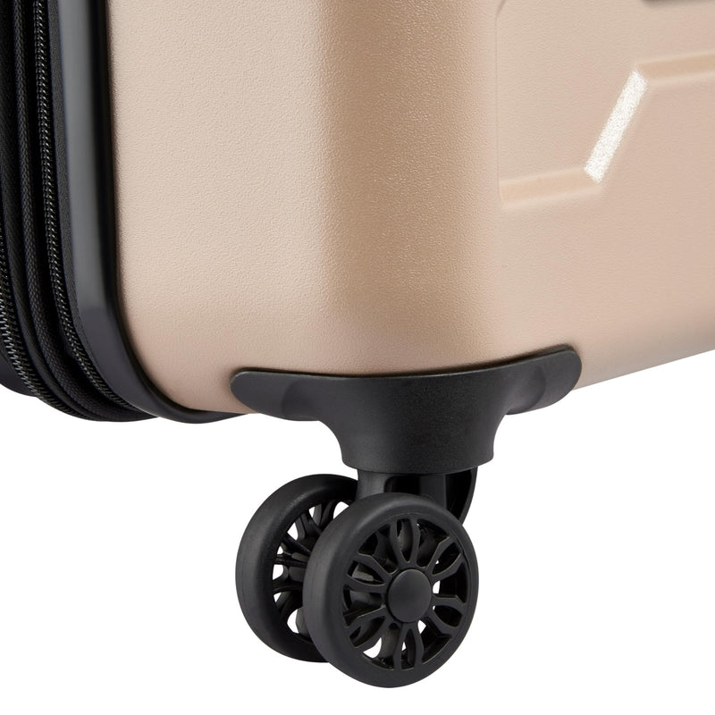 Jeep JH004C Hardside Expandable Luggage with Spinner Wheels, Beige, Carry - On 20 Inch