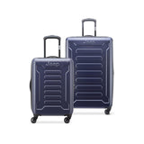 Jeep JH004C Hardside Expandable Luggage with Spinner Wheels, Peacoat Navy, 2 Piece Set 20/28 Inch