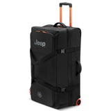 Jeep JS005A Two Wheel Rolling Travel Duffle Bag, Black, 31 Inch
