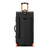 Jeep JS005A Two Wheel Rolling Travel Duffle Bag, Black, 31 Inch