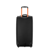 Jeep JS009D Two Wheel Rolling Travel Duffle Bag, Black, 31 Inch