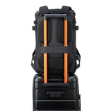 Jeep JS013C Cylindrical Laptop Travel Backpack, Black