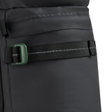 Jeep JS013C Cylindrical Laptop Travel Backpack, Black