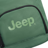 Jeep JS016D Rolltop Laptop Travel Backpack, Green