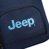 Jeep JS016D Rolltop Laptop Travel Backpack, Navy