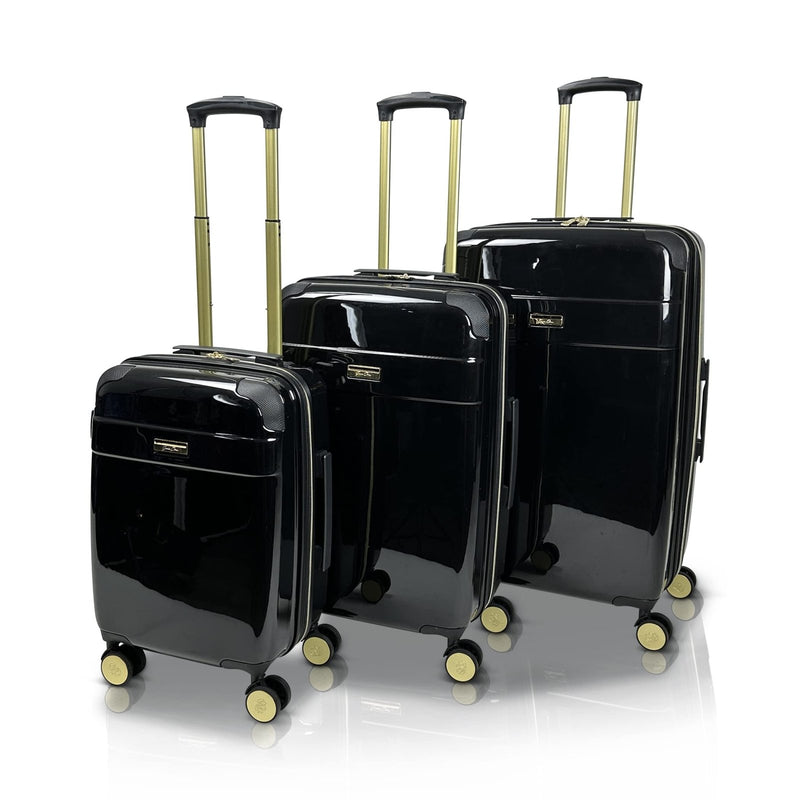 Jenni Chan Entin 3 - Piece Hardside Lightweight Expandable Spinner Luggage Set