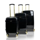 Jenni Chan Entin 3 - Piece Hardside Lightweight Expandable Spinner Luggage Set