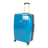 Jenni Chan Entin 3 - Piece Hardside Lightweight Expandable Spinner Luggage Set (Teal)
