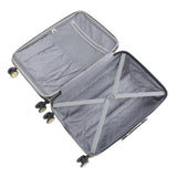 Jenni Chan Entin 3 - Piece Hardside Lightweight Expandable Spinner Luggage Set (Teal)