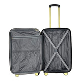 Jenni Chan Polka Dot 3 - Piece Hardside Lightweight Expandable Spinner Luggage Suitcase Set