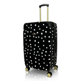 Jenni Chan Polka Dot 3 - Piece Hardside Lightweight Expandable Spinner Luggage Suitcase Set