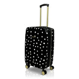 Jenni Chan Polka Dot 3 - Piece Hardside Lightweight Expandable Spinner Luggage Suitcase Set