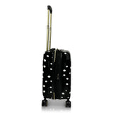Jenni Chan Polka Dot 3 - Piece Hardside Lightweight Expandable Spinner Luggage Suitcase Set