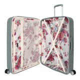 Jessica Simpson Countryside 30" Expandable 8 - Wheel Spinner Large Checked Luggage Suitcase, Chinois Green