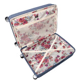 Jessica Simpson Countryside 30" Expandable 8 - Wheel Spinner Large Checked Luggage Suitcase, Oceanview