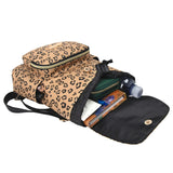 Jessica Simpson Mini Drawstring Backpack with Magnetic Buckle Flap Top for Women for Work, Classes, Commuting, and Travel